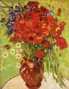 Vincent Van Gogh Red Poppies and Daisies oil painting reproduction